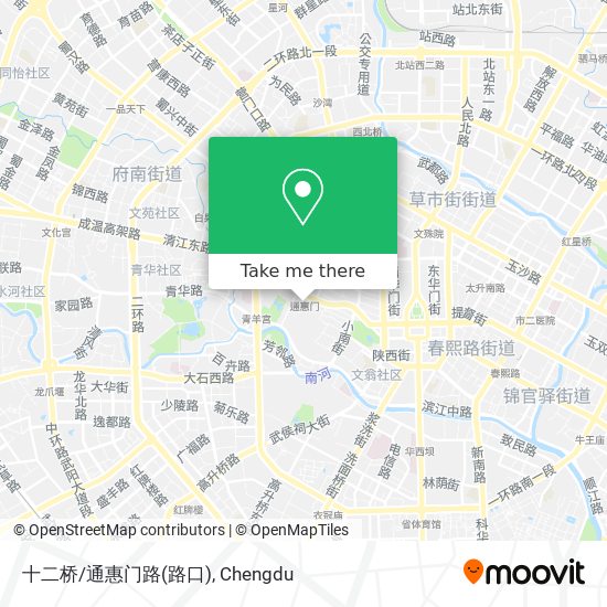十二桥/通惠门路(路口) map