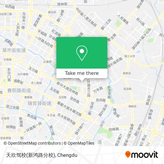 天欣驾校(新鸿路分校) map