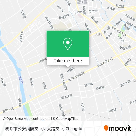 成都市公安消防支队科兴路支队 map