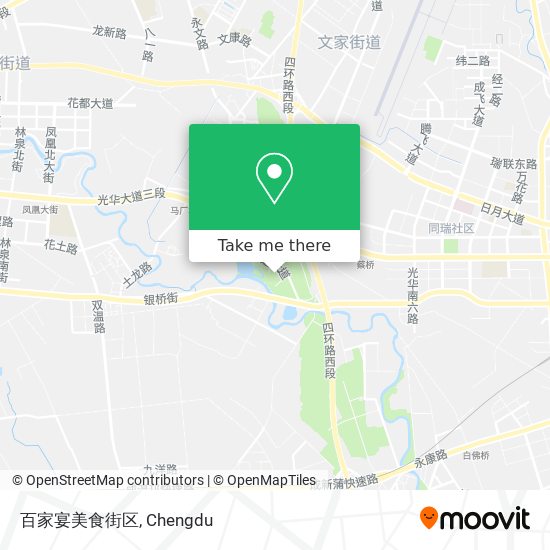 百家宴美食街区 map