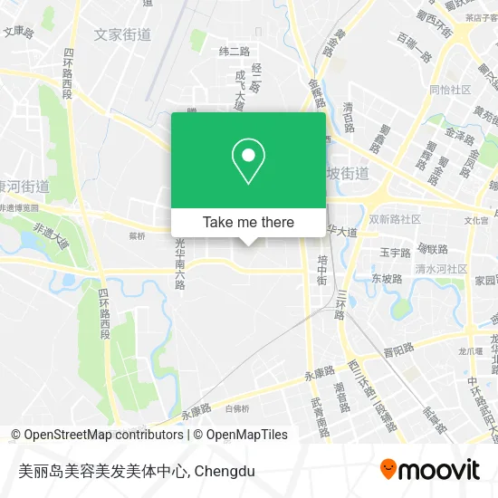 美丽岛美容美发美体中心 map