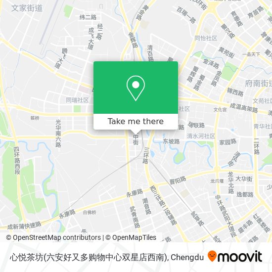 心悦茶坊(六安好又多购物中心双星店西南) map