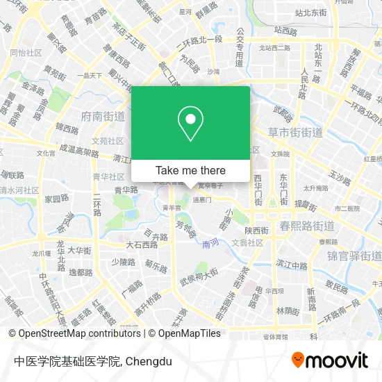 中医学院基础医学院 map