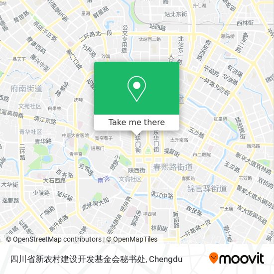 四川省新农村建设开发基金会秘书处 map