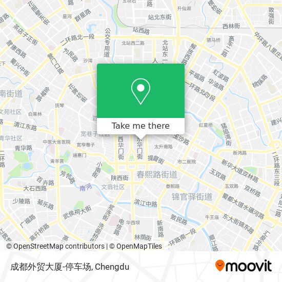 成都外贸大厦-停车场 map