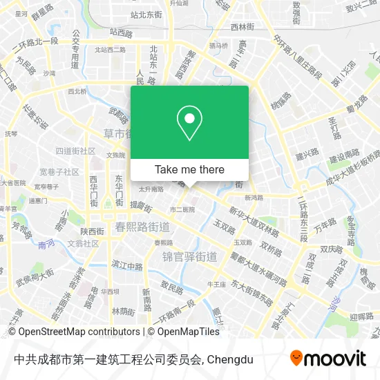 中共成都市第一建筑工程公司委员会 map