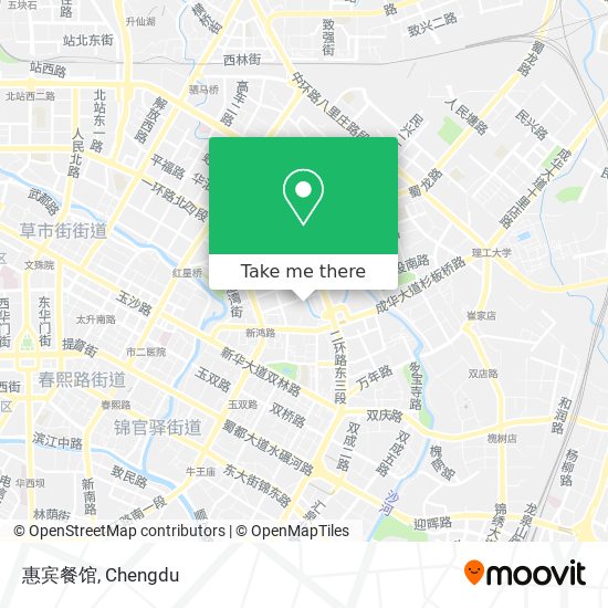 惠宾餐馆 map