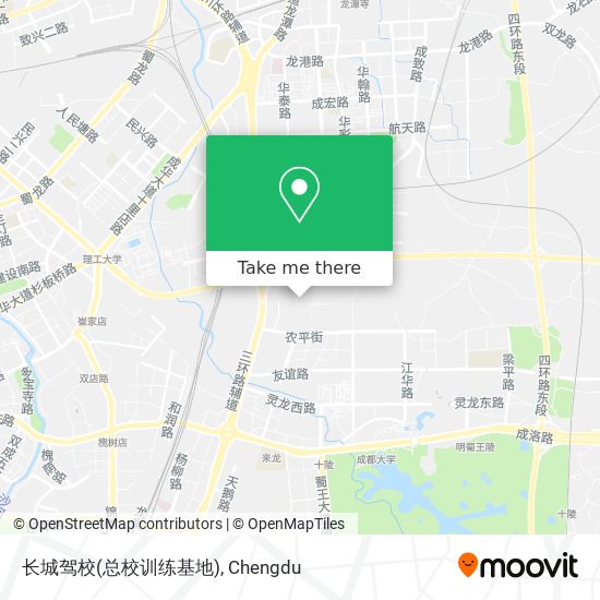 长城驾校(总校训练基地) map