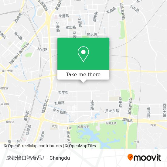 成都怡口福食品厂 map