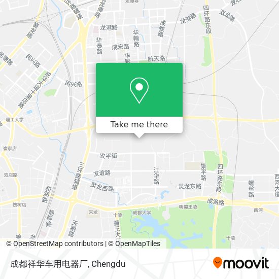 成都祥华车用电器厂 map