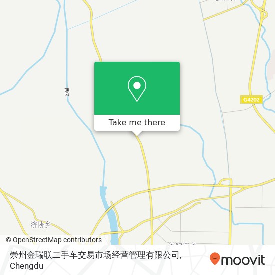 崇州金瑞联二手车交易市场经营管理有限公司 map