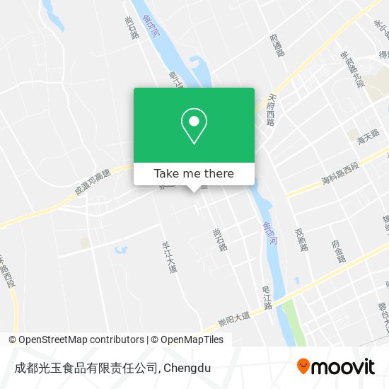 成都光玉食品有限责任公司 map