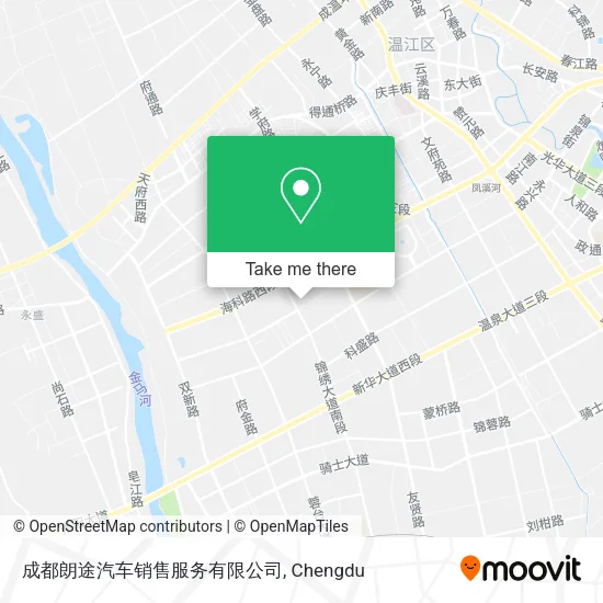 成都朗途汽车销售服务有限公司 map