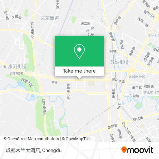 成都木兰大酒店 map