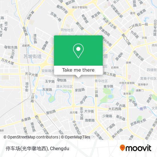 停车场(光华馨地西) map