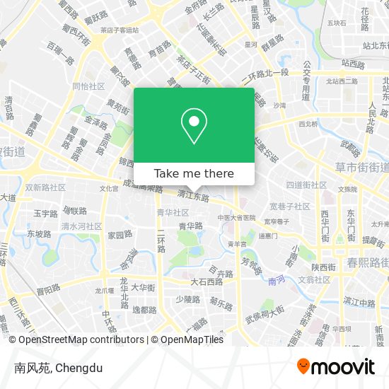 南风苑 map