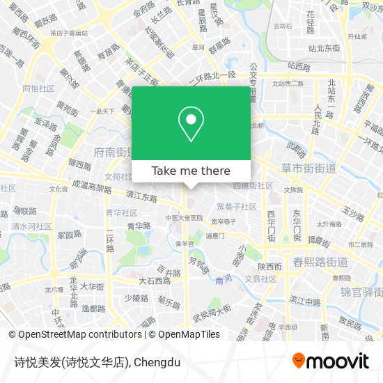 诗悦美发(诗悦文华店) map