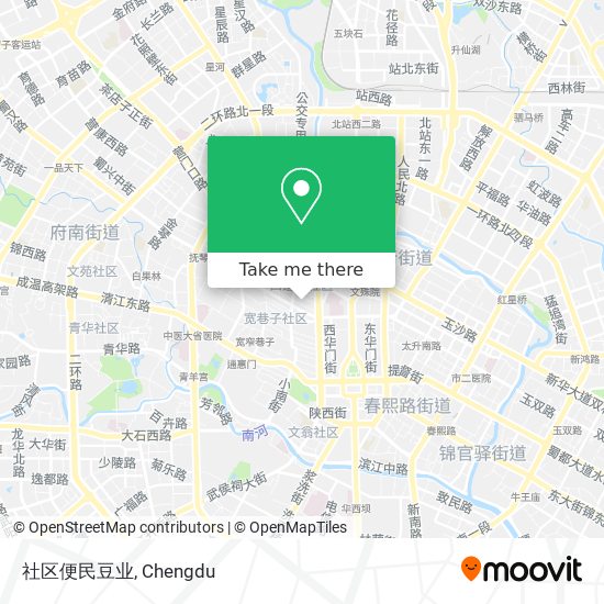 社区便民豆业 map