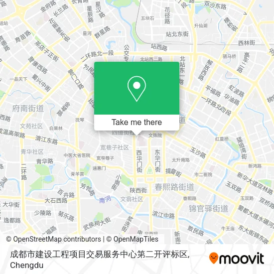 成都市建设工程项目交易服务中心第二开评标区 map