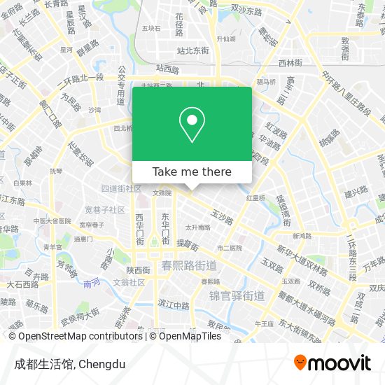 成都生活馆 map