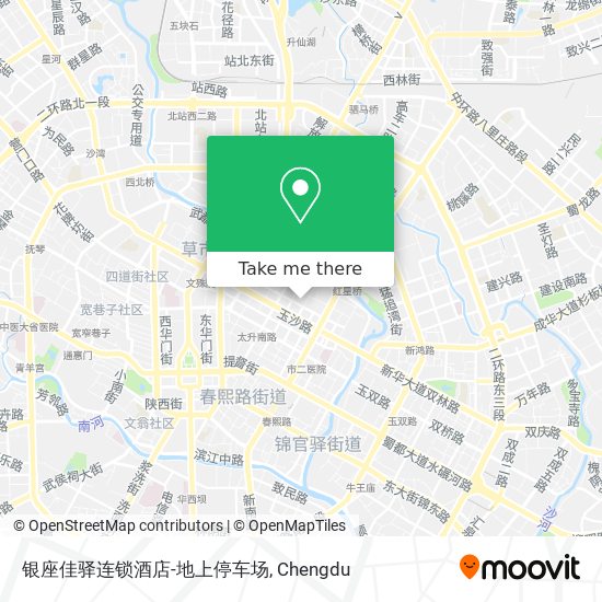 银座佳驿连锁酒店-地上停车场 map