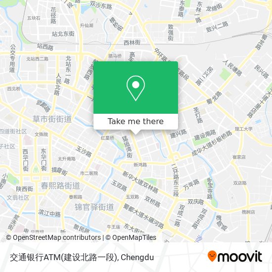 交通银行ATM(建设北路一段) map