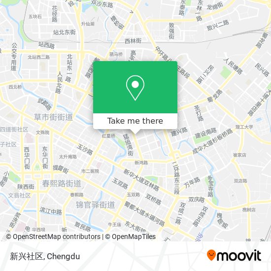新兴社区 map