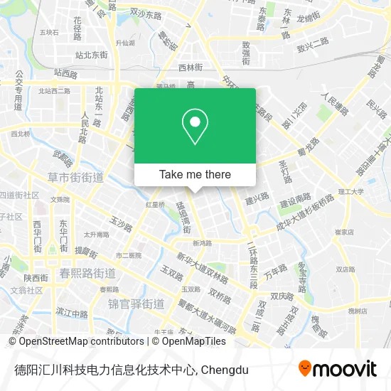 德阳汇川科技电力信息化技术中心 map