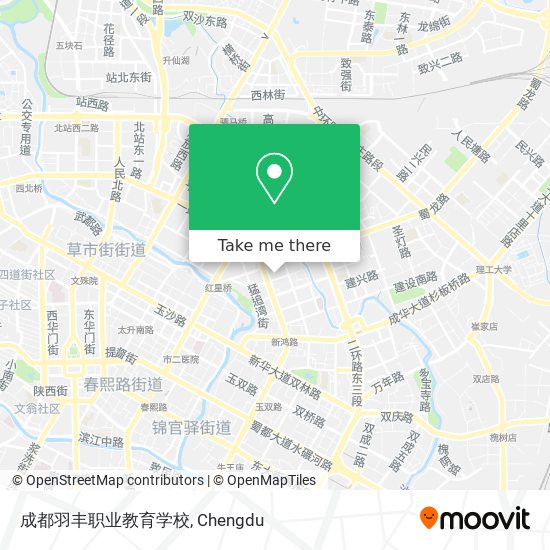 成都羽丰职业教育学校 map