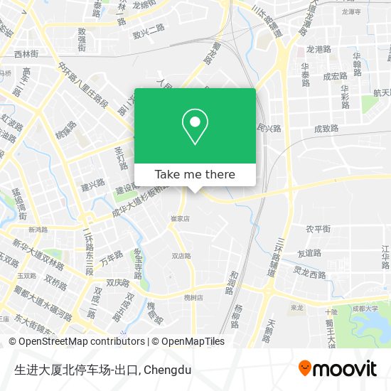 生进大厦北停车场-出口 map