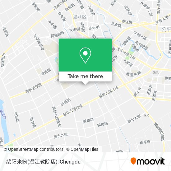 绵阳米粉(温江教院店) map