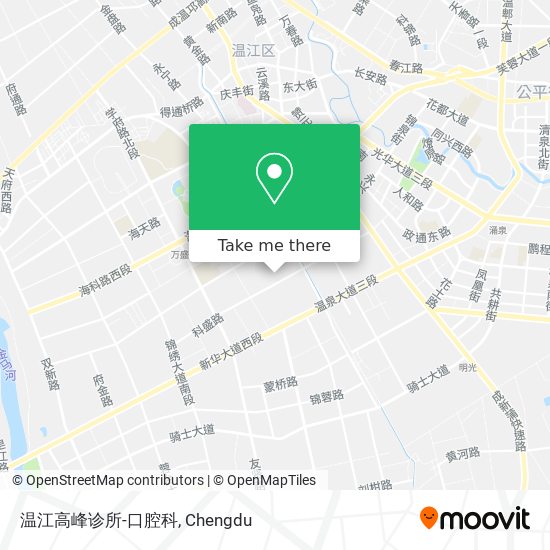 温江高峰诊所-口腔科 map