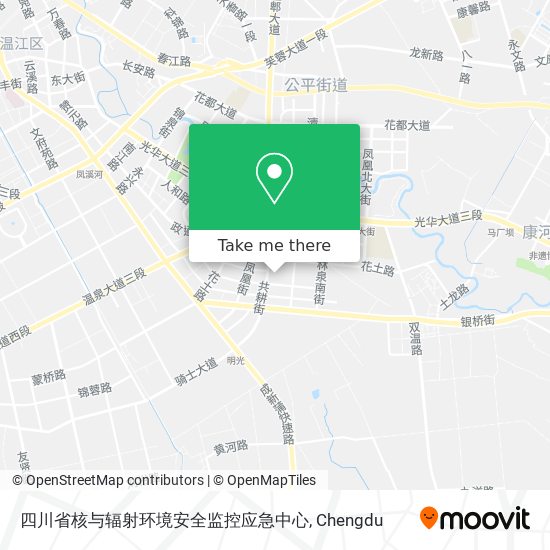 四川省核与辐射环境安全监控应急中心 map