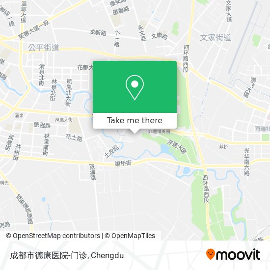 成都市德康医院-门诊 map