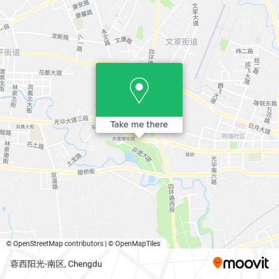 蓉西阳光-南区 map