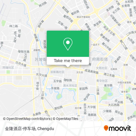 金隆酒店-停车场 map