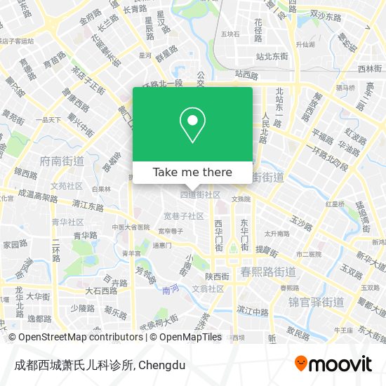成都西城萧氏儿科诊所 map