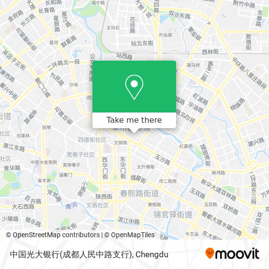 中国光大银行(成都人民中路支行) map