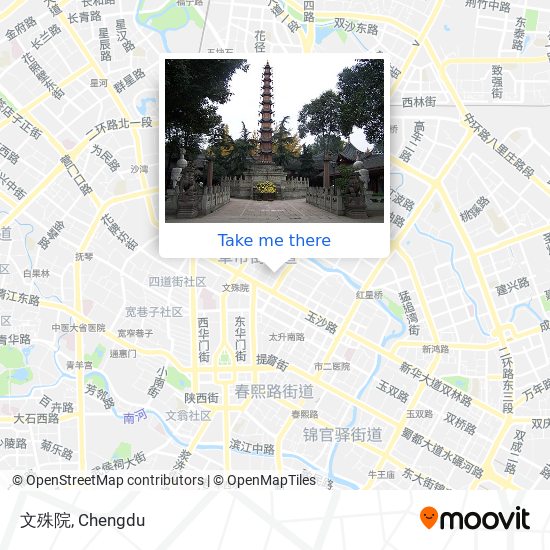 文殊院 map
