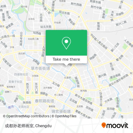 成都孙老师画室 map