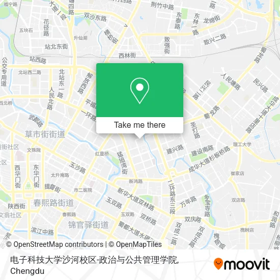 电子科技大学沙河校区-政治与公共管理学院 map