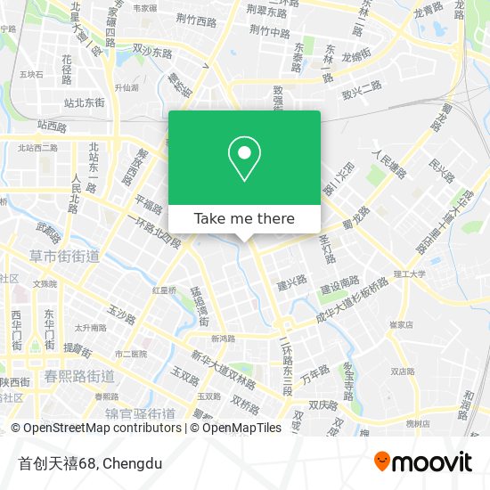 首创天禧68 map