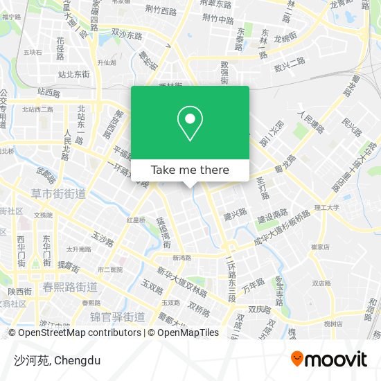 沙河苑 map