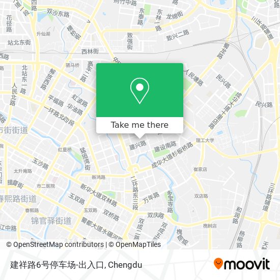 建祥路6号停车场-出入口 map