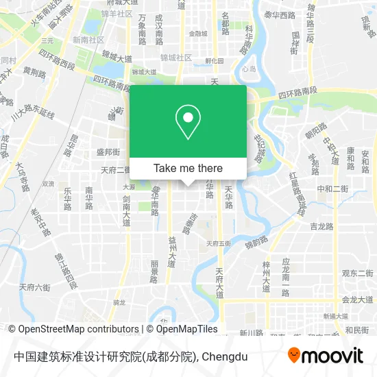 中国建筑标准设计研究院(成都分院) map