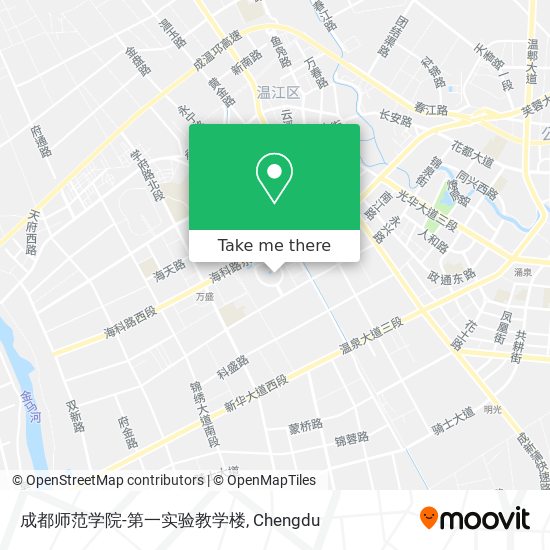 成都师范学院-第一实验教学楼 map