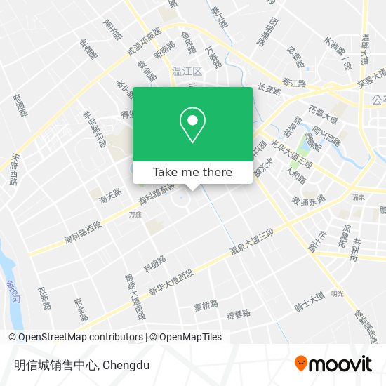 明信城销售中心 map