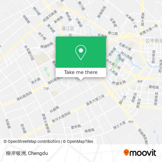 柳岸银洲 map