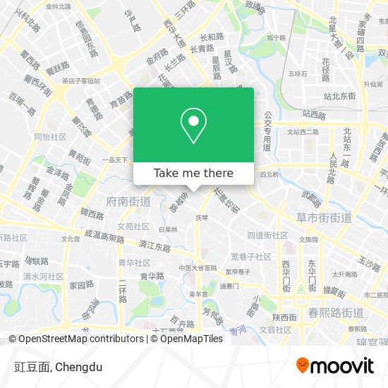 豇豆面 map