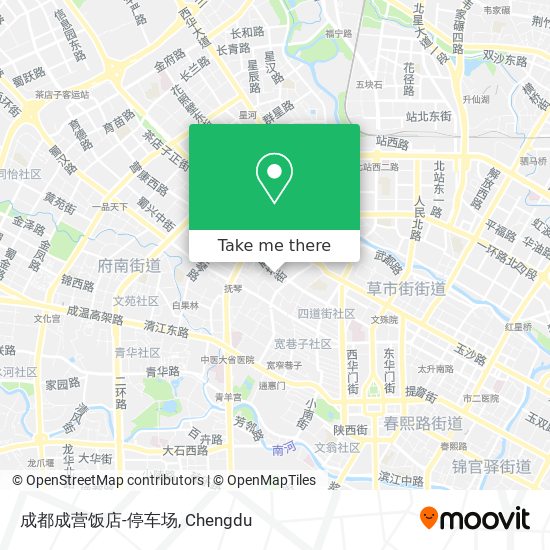 成都成营饭店-停车场 map